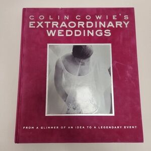 Colin Cowie coffee table book Extraordinary Weddings photos First Edition gift